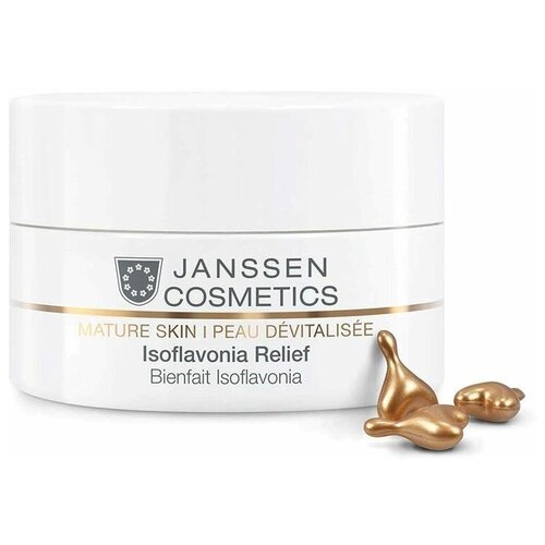 Janssen Cosmetics Isoflavonia Relief Капсулы с фитоэстрогенами и гиалуроновой кислотой, 10 шт