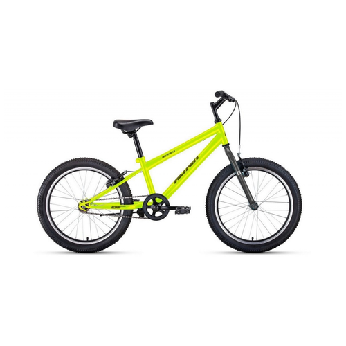 фото Велосипед 20" forward altair mtb ht 1.0 (1-ск.) 2020-2021 (рама 10.5) яркий/зеленый/серый