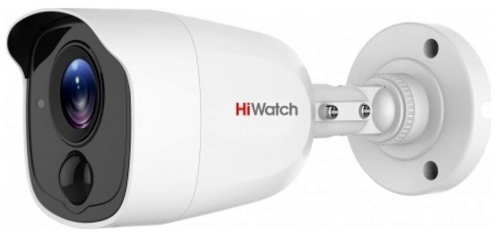 Камера видеонаблюдения аналоговая HiWatch DS-T510(B) (2.8 mm) 2.8-2.8мм HD-TVI цветная корпус: белый