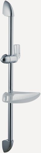 Изображение товара HAIBA Душевая штанга с мыльницей и держателем для душевой лейки, хромированная, HB8001