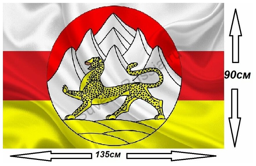 Флаг и герб северной осетии картинки