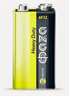 Изображение товара Элемент питания солевой "крона" 6F22 9В Heavy Duty Shrink-1 ФАZА 5002265
