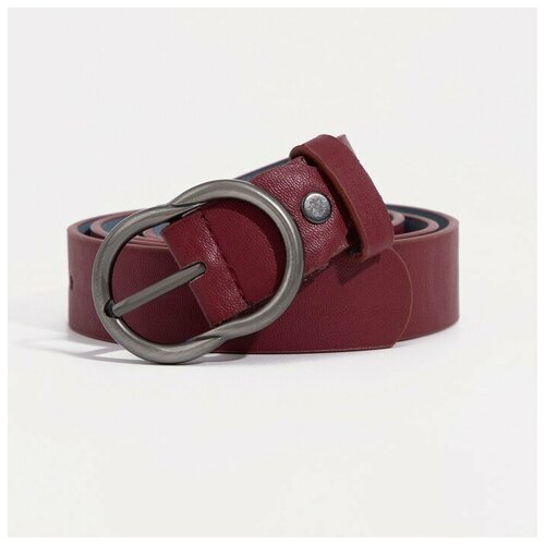 фото Paulo maskoni ремень женский, ширина 2,5 см, винт, цвет бордовый recom