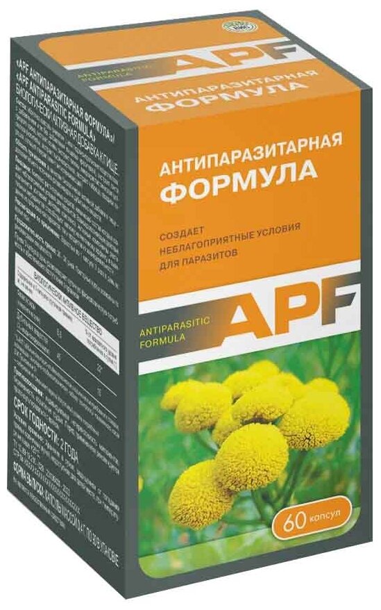 APF Антипаразитарная формула капс., 60 шт.