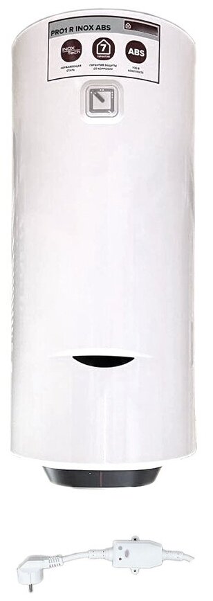 Водонагреватель Ariston Накопительный электрический водонагреватель PRO1 R INOX ABS 50 V SLIM 2K, белый - фотография № 3