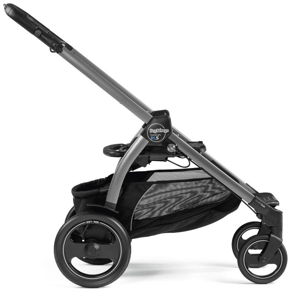 Шасси для коляски Peg-Perego Book 51 S Titania, черный (ICBO1100000) - фото №4