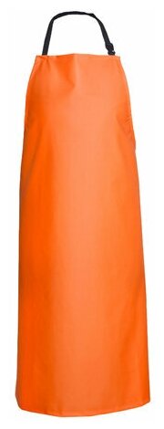 Фартук защитный из винилискожи КЩС, объем груди 104-112, рост 164-176, оранжевый, грандмастер, 610873