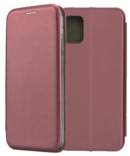 Чехол-книжка Fashion Case для Samsung Galaxy A51 A515 темно-красный