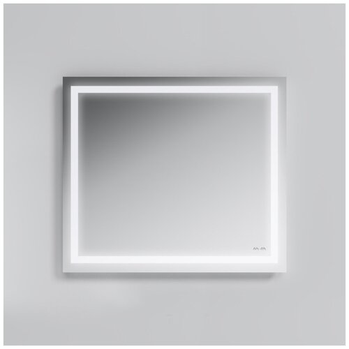 Зеркало с контурной подсветкой AM.PM Hit M93AMOX0801WG 80 см, настенное, универсальное, для ванной, LED