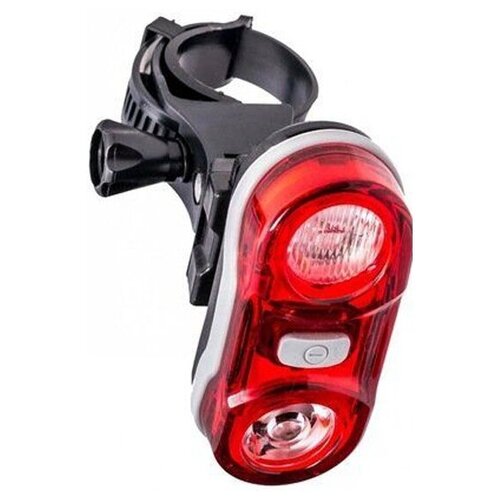 фото Фонарь задний jing yi , jy-596, 2 светодиода, aaa*2 шт, 4 режима работы