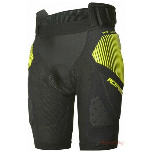 фото Шорты защитные acerbis soft rush black/yellow, s