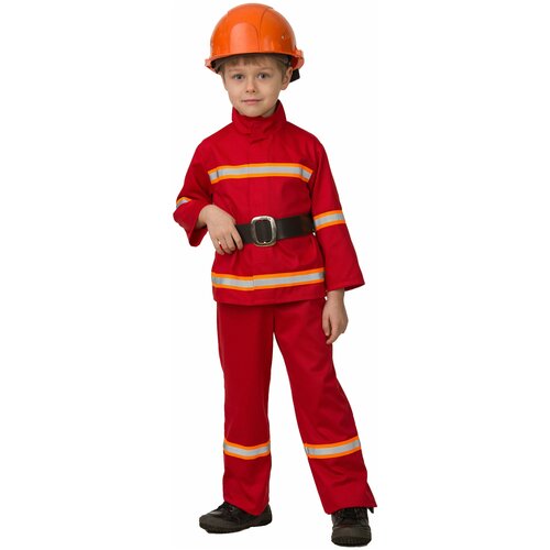 фото Карнавальный костюм пожарный, размер 140-68, батик 5705-140-68