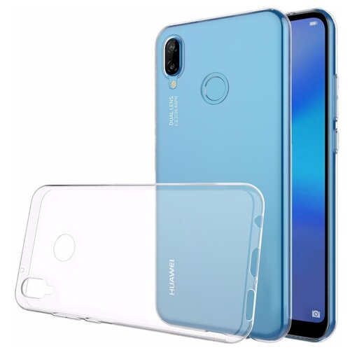 Чехол панель-накладка MyPads для Huawei P20 Lite / Nova 3e ультра-тонкая полимерная из мягкого качественного силикона прозрачная чехол панель накладка mypads для huawei p40 lite e ультра тонкая полимерная из мягкого качественного силикона прозрачная