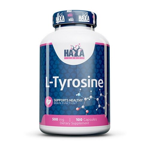 L-Tyrosine, 500 мг / 100 капсул haya labs l proline 1000 mg 100 капс