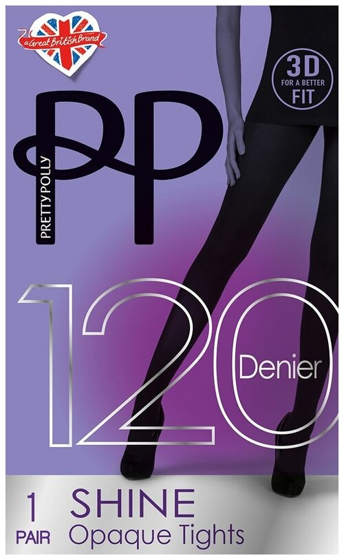 Колготки  Pretty Polly, 120 den, черный