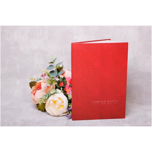 Тетрадь А5 128 листов 7БЦ Красная кожа ТТ5-128-2 147₽