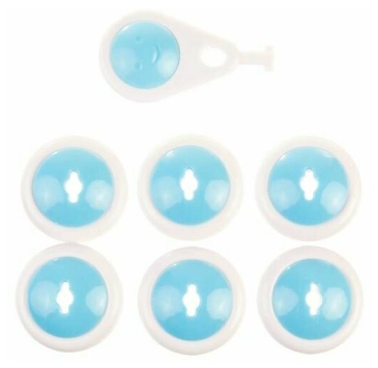 Заглушки для розеток TCWA-005, 6 шт. Леруа Мерлен - фото №1