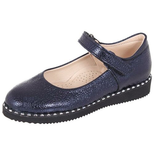 фото Туфли tiflani, натуральная кожа, размер 33, синий