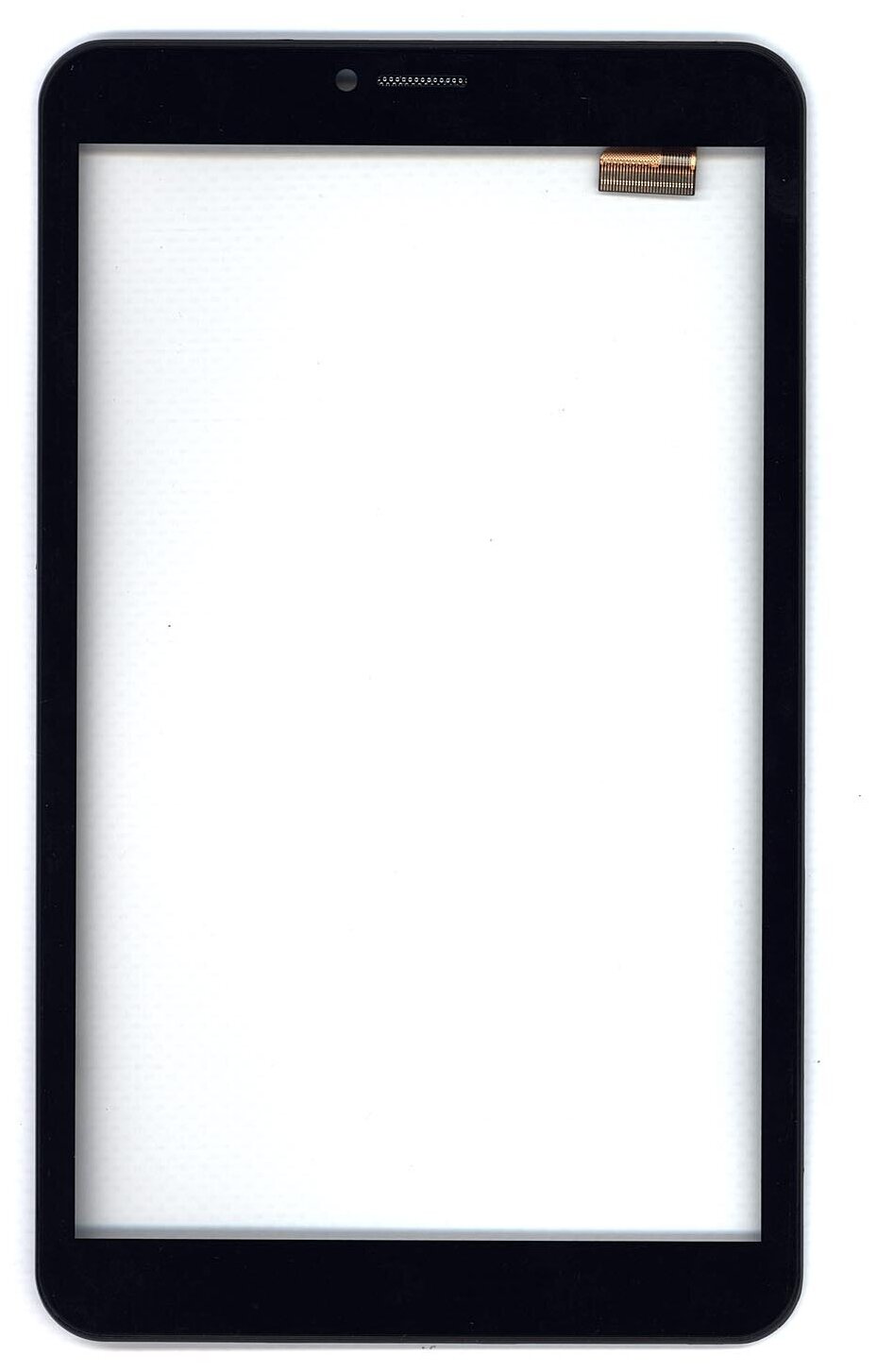 Сенсорное стекло (тачскрин) для Irbis TZ855 черное с рамкой