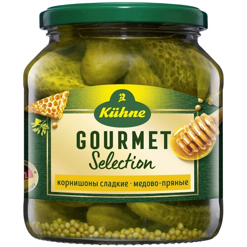 Корнишоны Kuhne Sweet Gherkins сладкие, 530 г