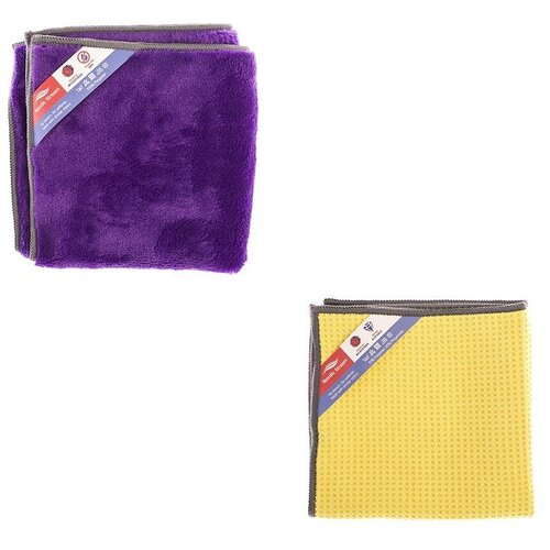 Набор из тряпки для пыли из микрофибры 30х30 и тряпки для кухни из микрофибры 30х30 Nordic Stream FD-15352_15354