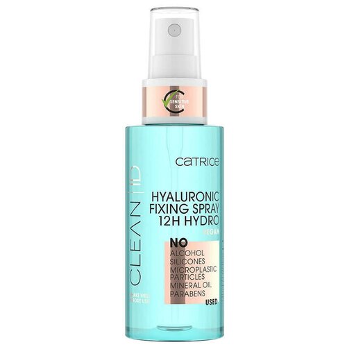 Спрей для фиксации макияжа Catrice - Clean ID Hyaluronic Fixing Spray 12H Hydro