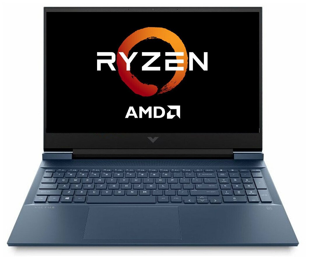 Ноутбук HP Victus 16-e0092ur 4M087EA AMD Ryzen 5 5600H 33GHz16384Mb512Gb SSDRadeon RX5500M 4096MbWi-FiBluetoothCam1611920x1080DOS