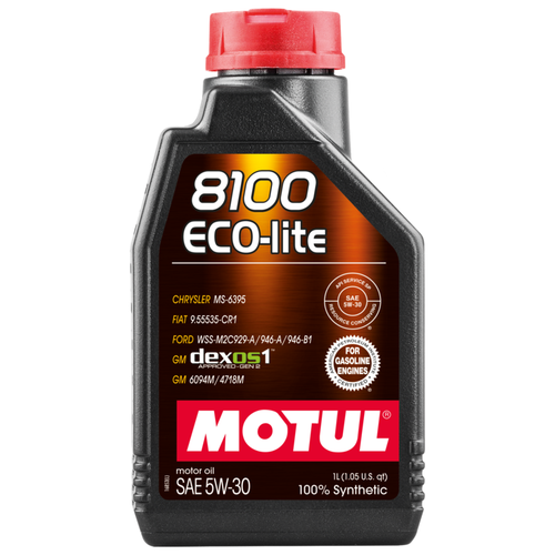 фото Синтетическое моторное масло motul 8100 eco-lite 5w30, 1 л