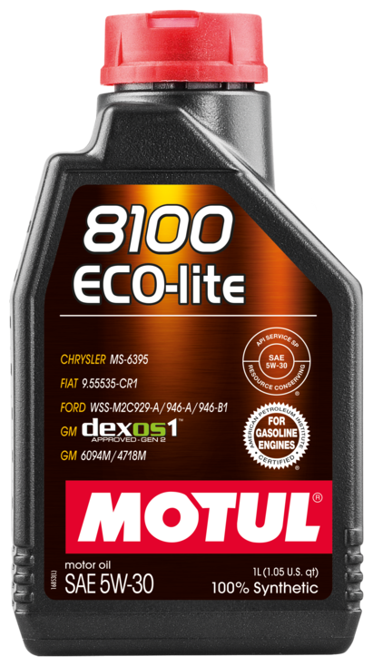 Масло моторное MOTUL 8100 ECO-lite 5W-30 синт. API SP/RC 1л