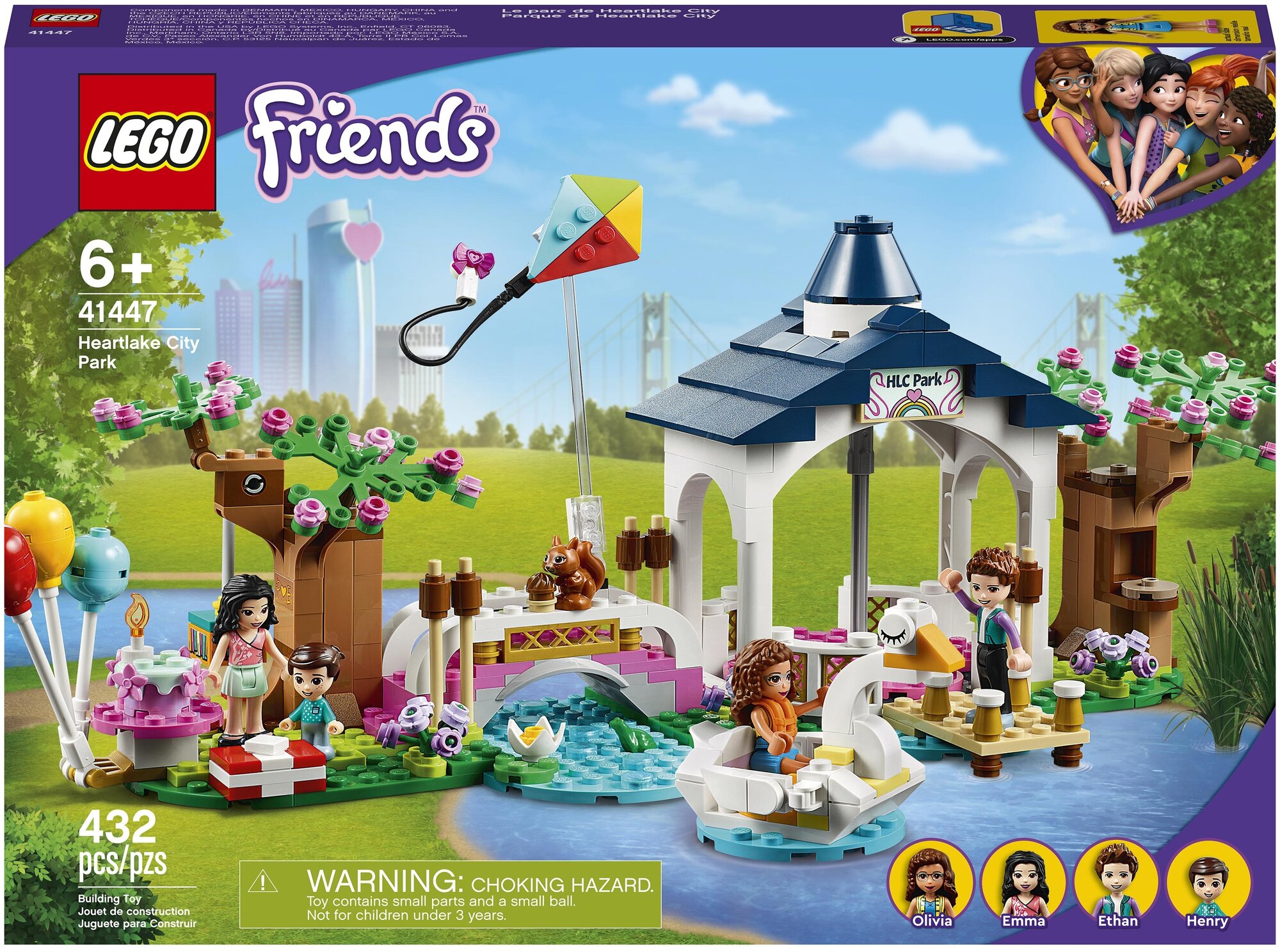 Конструктор LEGO Friends 41447 Городской парк Хартлейк Сити