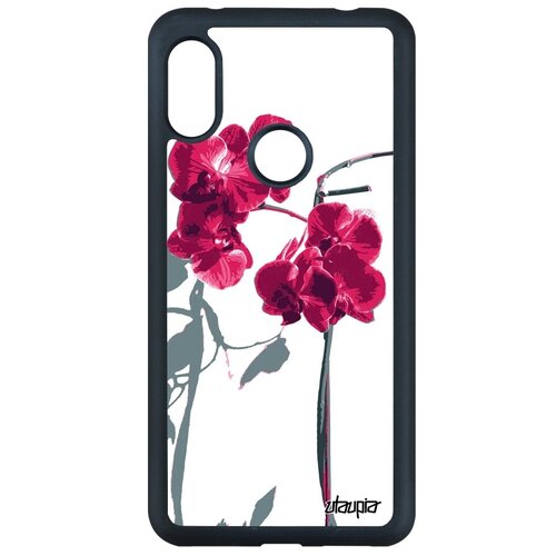 фото Красивый чехол на мобильный // xiaomi redmi note 6 pro // "цветы" аромат флора, utaupia, серый