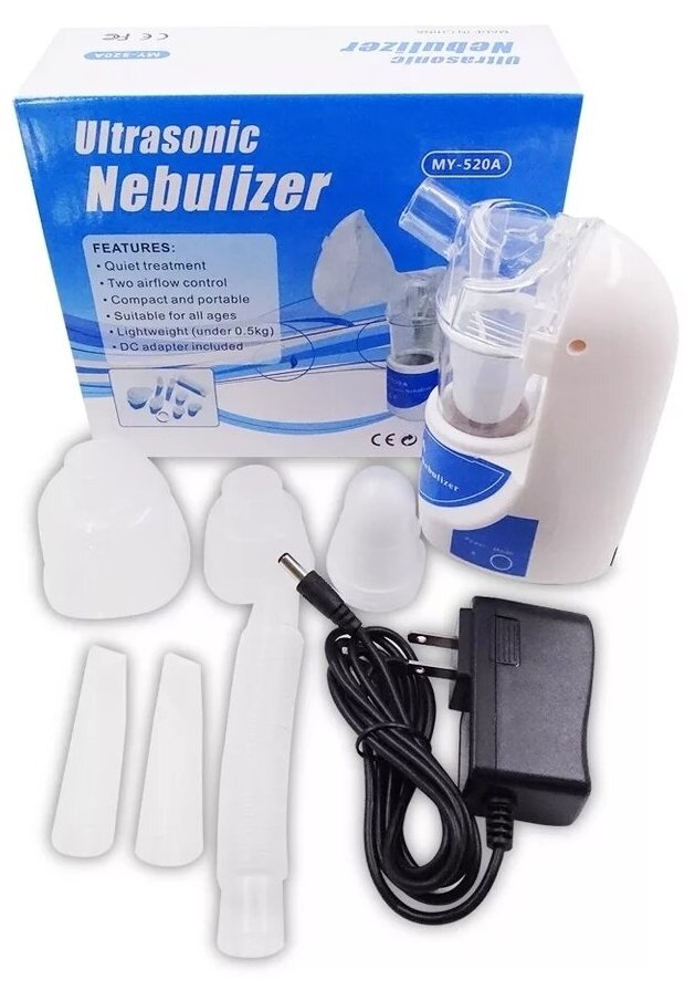Ультразвуковой Ингалятор Небулайзер портативный карманный респиратор астмы Ultrasonic Nebulizer 