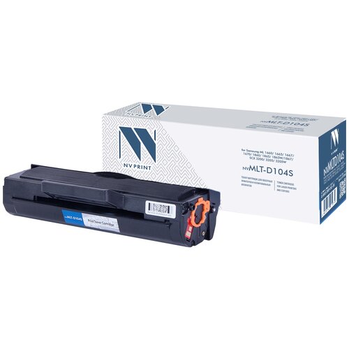 Картридж NV Print MLT-D104S для Samsung, 1500 стр, черный картридж samsung mlt d103s 1500 стр черный