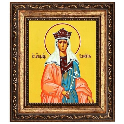 Валерия Римская, мученица, царица. Икона на холсте. мученица валерия римская царица икона в рамке 12 5 14 5 см