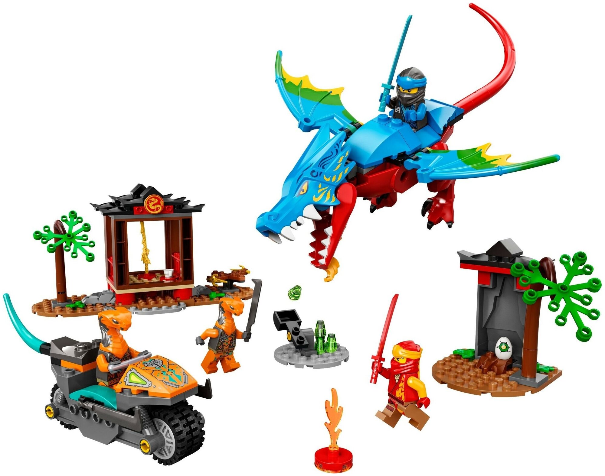 Конструктор LEGO Ninjago "Драконий храм ниндзя" 71759 - фото №8