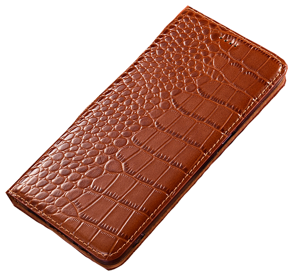 Чехол-книжка Чехол. ру для Samsung Galaxy S21+ plus (SM-G996) из качественной импортной натуральной кожи теленка с фактурной прошивкой рельефа кожи .