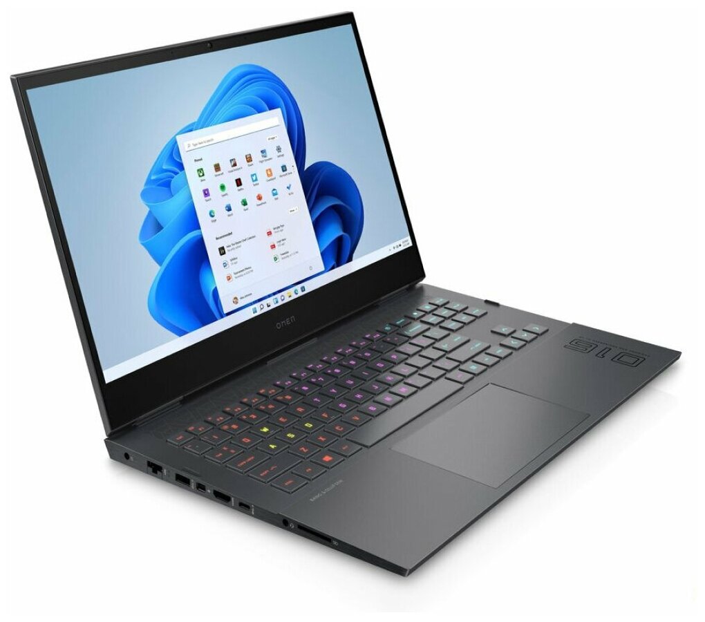 Ноутбук 161 IPS FHD HP Omen 16-c0049ur silver AMD Ryzen 5 5600H16Gb512Gb SSDRX6600M 8GbW10 4E1S2EA