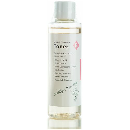 Отшелушивающий увлажняющий тонер Village 11 Factory B Skin Formula Toner 250 мл