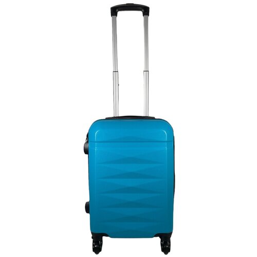 фото Чемодан – ручная кладь (размер s) 40 л, 55x36x20 см, съемные колеса , цвет голубой king of king