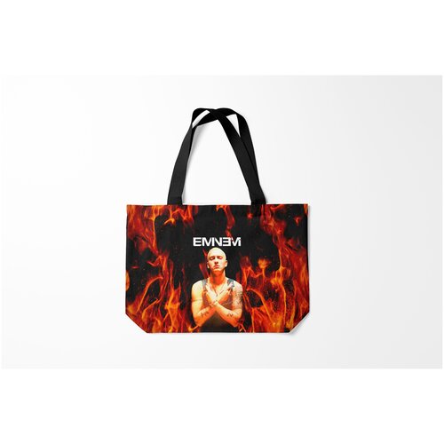 фото Сумка-шоппер / 46х35 см / rap / eminem eminem. burnettie
