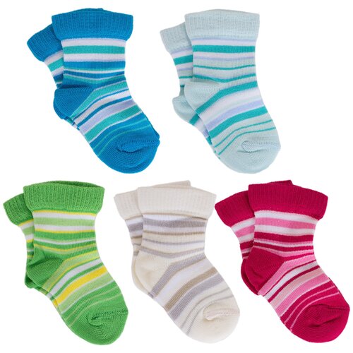 Комплект из 5 пар детских носков LORENZLine микс 5, размер 6-8