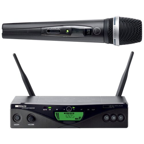 AKG WMS470 C5 SET BD7 радиосистема с приёмником SR470 и ручным передатчиком с конденсаторным капсюлем C5 5001 5305 MHz 13523000₽
