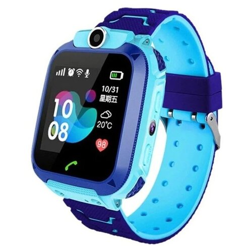 Умные детские часы Smart Baby Watch Hello Q12, цвет синий/голубой