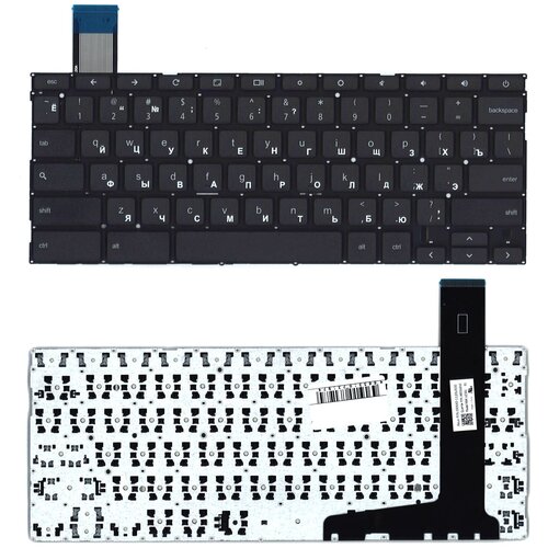 Клавиатура для ноутбука Asus Chromebook C300 черная шлейф для матрицы asus c300ma c300sa p n dd00c8alc010