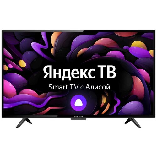 Телевизор ЖК с функцией СмартТВ IRBIS 43F1 YDX 104BS2 43 1920x1080 169 Tuner DVB-T2DVB-S2DVB-CPALSECAM Android 90 Pie Yandex 1GB8GB Wi-Fi Input AV RCA USBx2 HDMI YPbPr mini CI Output 35mm CoaxialBlack 1979900₽