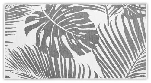 Пляжное Полотенце Leaf Casual Avenue white/anthracite (белый/темно-серый) 100x180
