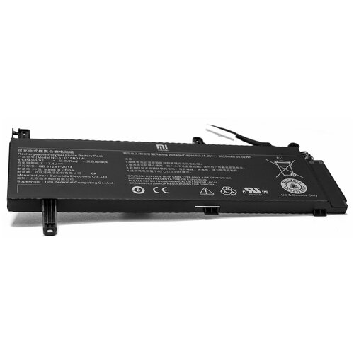 Аккумулятор для ноутбука Xiaomi Gaming Laptop 7300HQ. 15.2V 3620mAh. PN: G15B01W original 180w 19 5v 9 23a adp 180mb k charger laptop adapter for msi ge73 gs65 ge63 gl65 gl75 p65 ge72vr 7rf ms 16q2 a15 180p1a