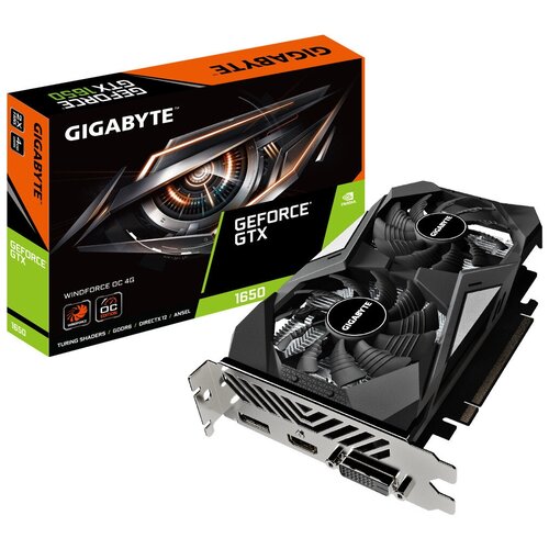 Видеокарта Gigabyte GeForce GTX 1650 4 ГБ (GV-N1656WF2OC-4GD 2.0)