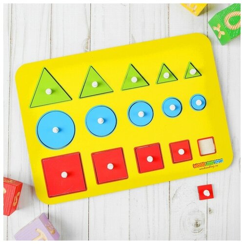 Рамка-вкладыш М Монтессори Больше-меньше 1 микс 723₽