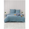 Комплект постельного белья, 1 спальный YERRNA, наволочка 50х70 1шт, перкаль, серо-голубой, с2081шв/204872 - изображение